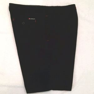 Airwalk Men's Black Flat Front Shorts Size 38